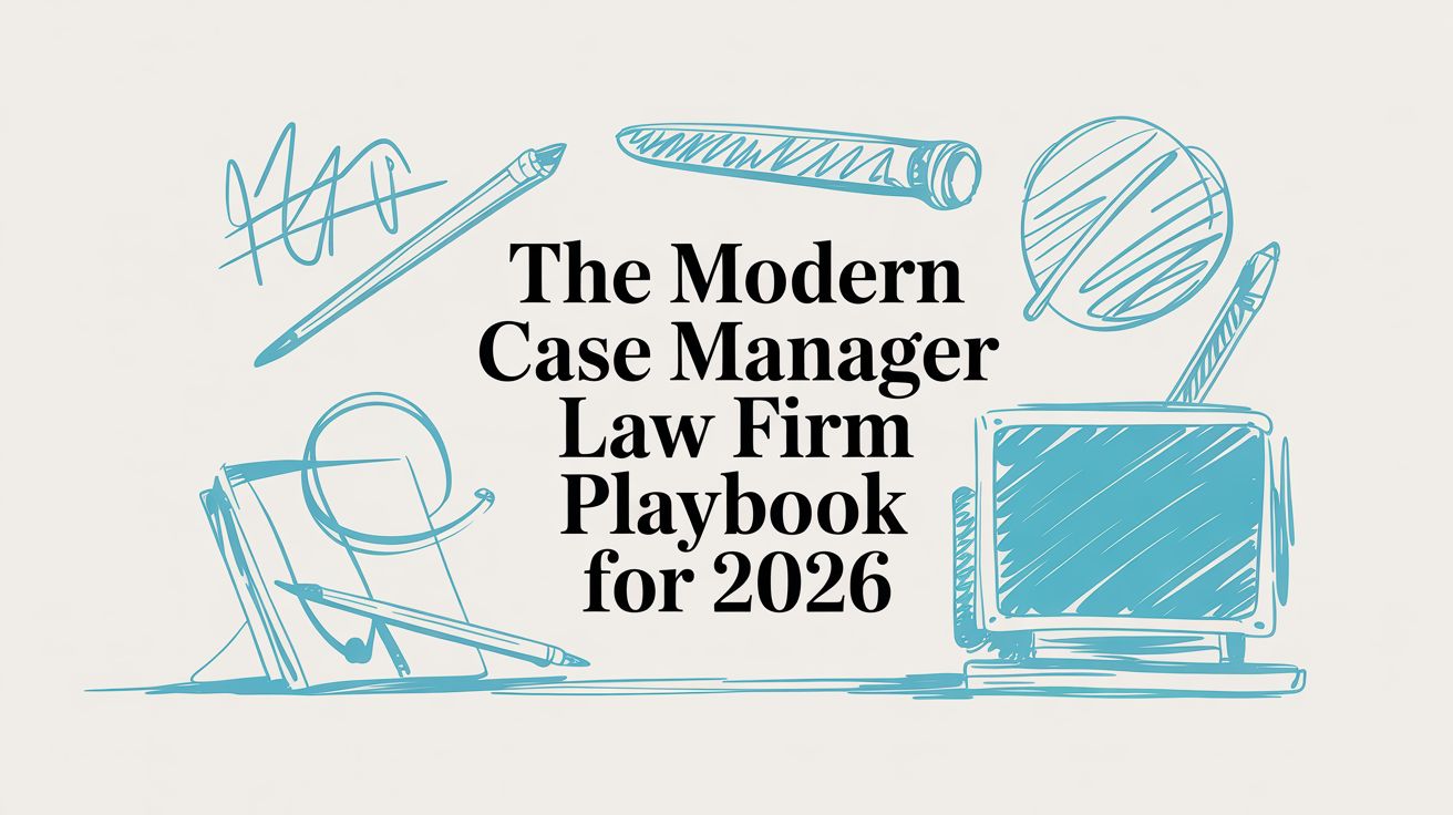The Modern Case Manager Law Firm Playbook for 2026