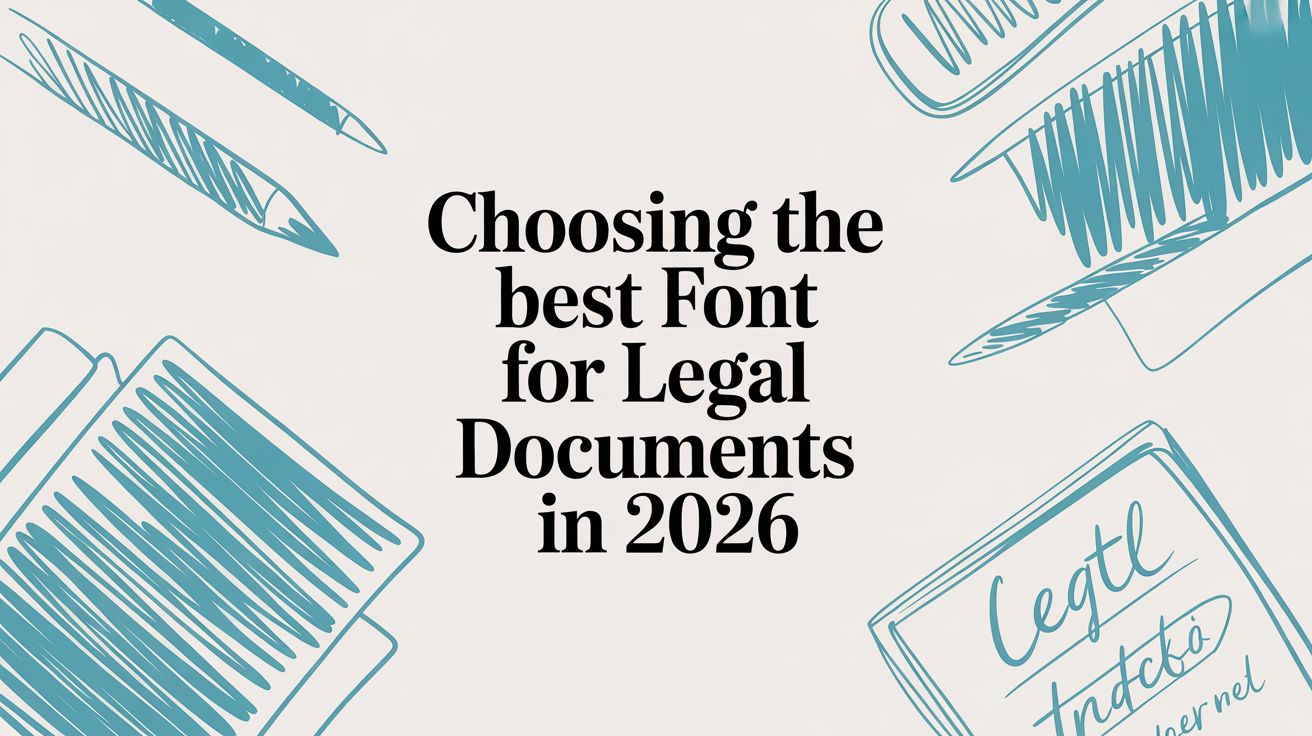 Choosing the Best Font for Legal Documents in 2026