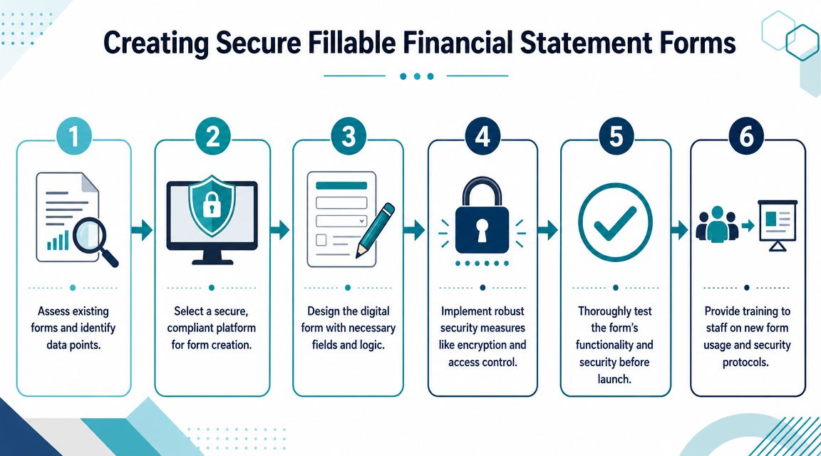 Creating Secure Fillable Financial Statement Forms
