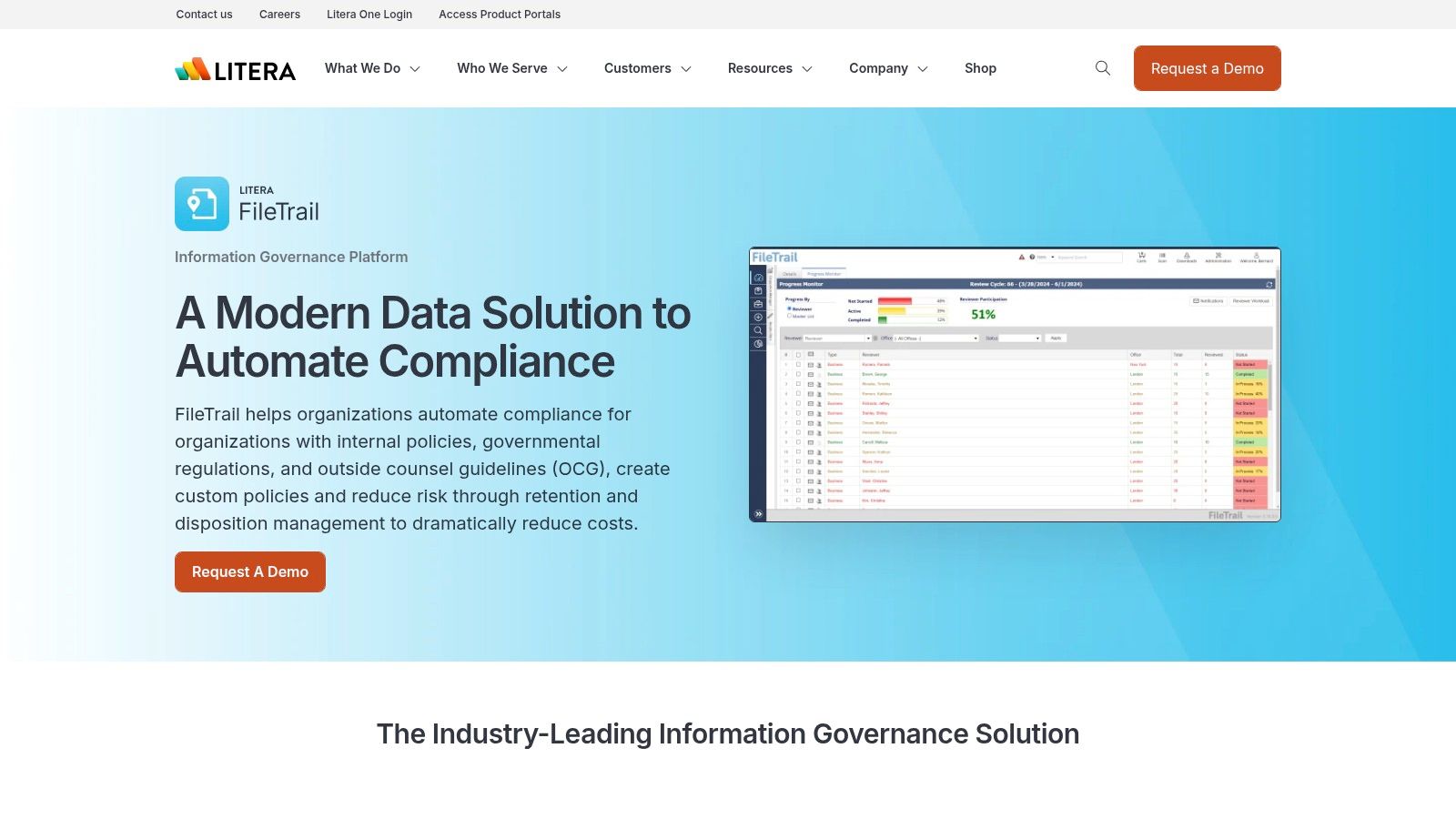 Litera FileTrail (Information Governance & Records Management)